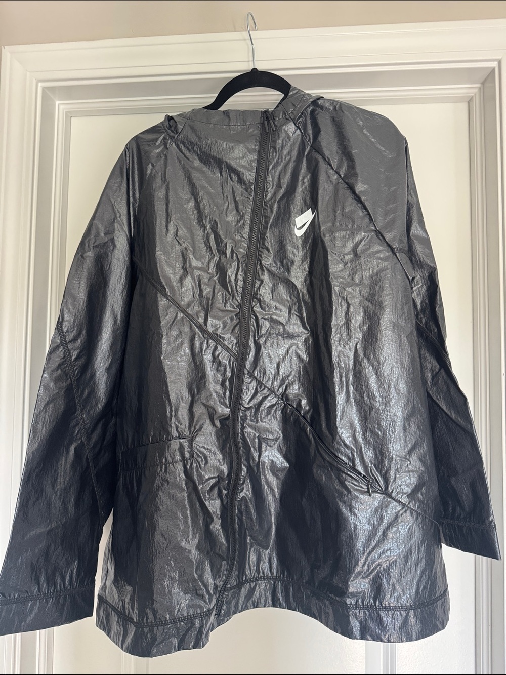 Nike Black Lightweight Hooded Jacket